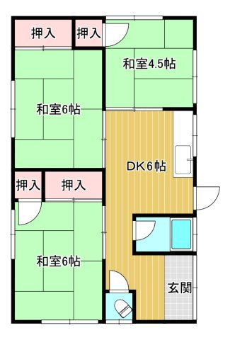 【間取り】 | 相野貸家