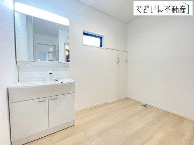 【独立洗面台】 | Cradle garden加須市花崎北第3　新築住宅 | 現地(2025年12月撮影)