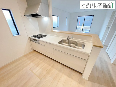 【キッチン】 | Cradle garden加須市花崎北第3　新築住宅 | 現地(2025年12月撮影)