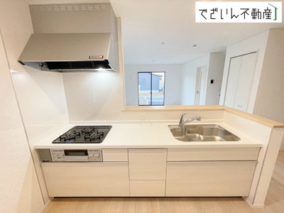 【キッチン】 | Cradle garden加須市花崎北第3　新築住宅 | 現地(2025年12月撮影)