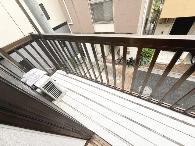 コーポ三角のバルコニー|バルコニです。