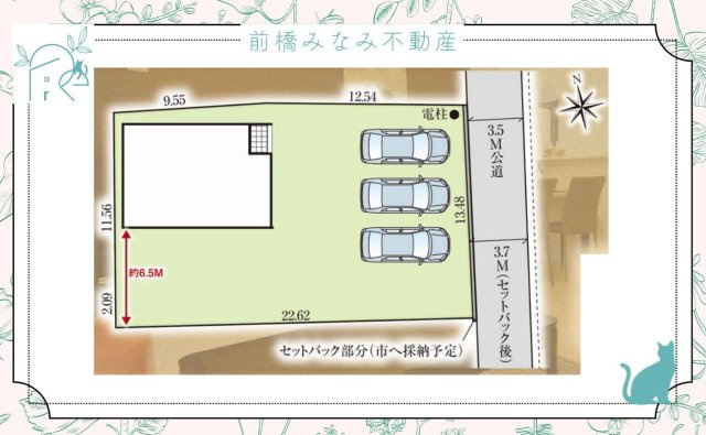 【新築】富岡市富岡２期　限定1棟　グラファーレ　新築建売の区画図
