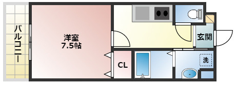 カレッジハイツ学園の間取り
