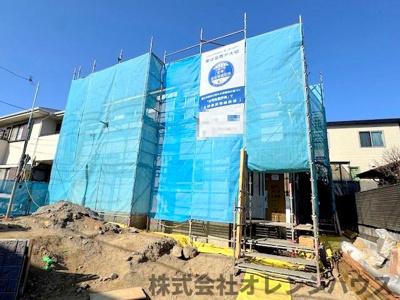 【外観】 | 厚木市毛利台3丁目　新築分譲住宅　全1棟 | 閑静な住宅地にお庭付きのゆとりある新築住宅が誕生します。