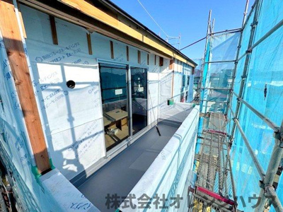 【バルコニー】 | 厚木市毛利台3丁目　新築分譲住宅　全1棟 | 写真撮影【2026.1】