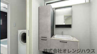 【完成予想図】 | 厚木市毛利台3丁目　新築分譲住宅　全1棟 | 室内完成イメージです《洗面化粧台》