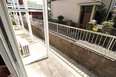 【バルコニー】 | ハイツ山室Ａ | 庭