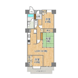 ロイヤルシャトー高丘　中央区高丘北