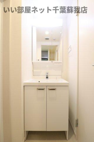 リブリ・若草 の洗面所|朝の準備に活躍する、洗髪洗面化粧台！