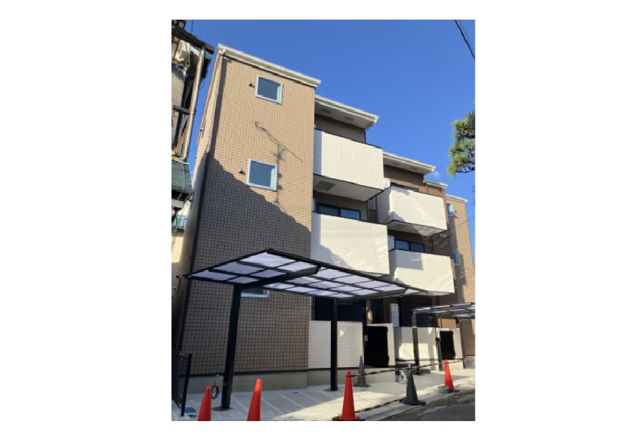 グランツあびこWESTの外観