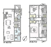 国分寺市東戸倉１丁目　全３棟　2号棟　仲介手数料無料の画像