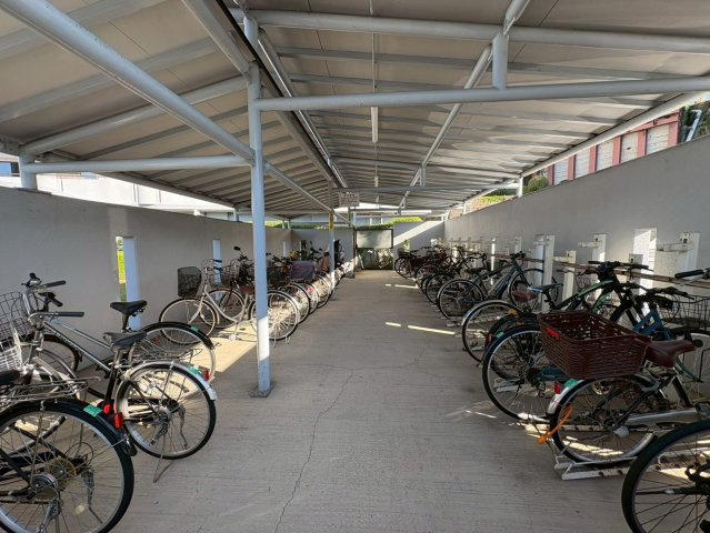 令和７年７月リフォーム完了につき即入居可能◆開放感のある間取り◆収納スペース豊富◆ユニハイム膳所の駐輪場|駐輪場