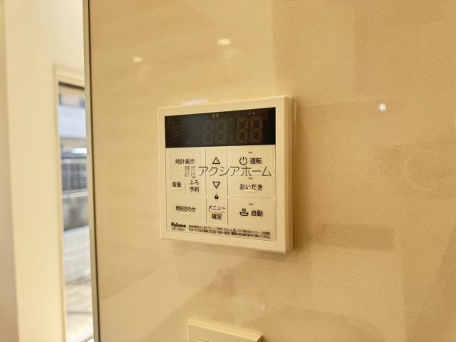 東村山市秋津町4丁目・全7棟　新築一戸建　6号棟の設備|簡単操作で追焚保温・自動湯張りが出来ます