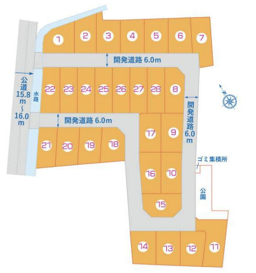 【区画図】 | 久喜市西28区画　新築戸建　全28棟　5号棟