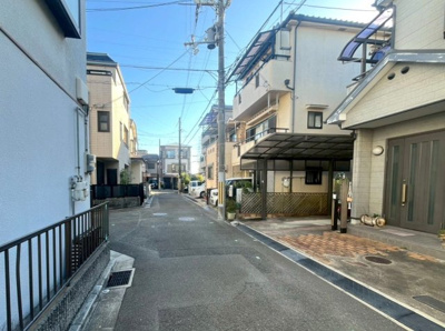 【前面道路含む現地写真】 | ■１００万円値下げしました■高槻市栄町三丁目■土地約28.18坪