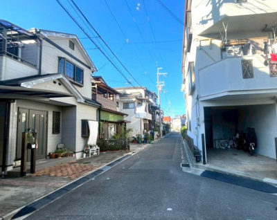 【前面道路含む現地写真】 | ■１００万円値下げしました■高槻市栄町三丁目■土地約28.18坪