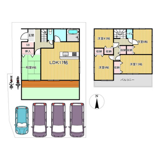 【間取り】 | 大和高田市奥田　令和2年7月建築中古戸建