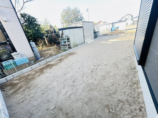新築　佐波郡玉村町五料24-1期　LIGNAGE　１号棟の庭|　佐波郡玉村町五料24-1期　LIGNAGE