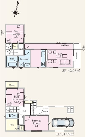 練馬区東大泉7丁目　土地　西武池袋線　大泉学園の参考プラン