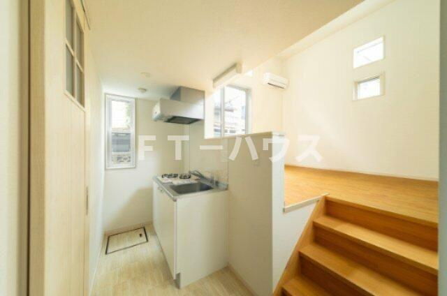 仮称）ｃｈａｌｅｔプラス花園新築工事のキッチン