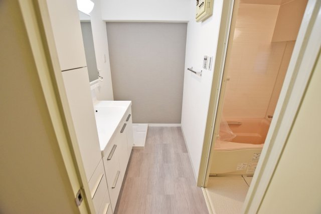 シティパーク武庫之荘の脱衣所|洗面室入ってすぐの内観写真です。 