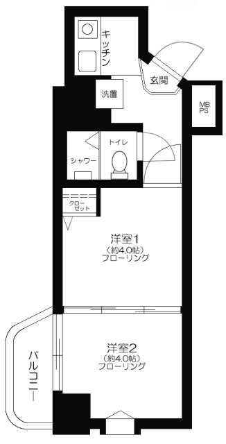 ライオンズマンション御徒町第五の間取り