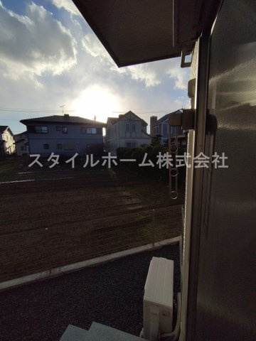 アムール二本松 Bのバルコニー