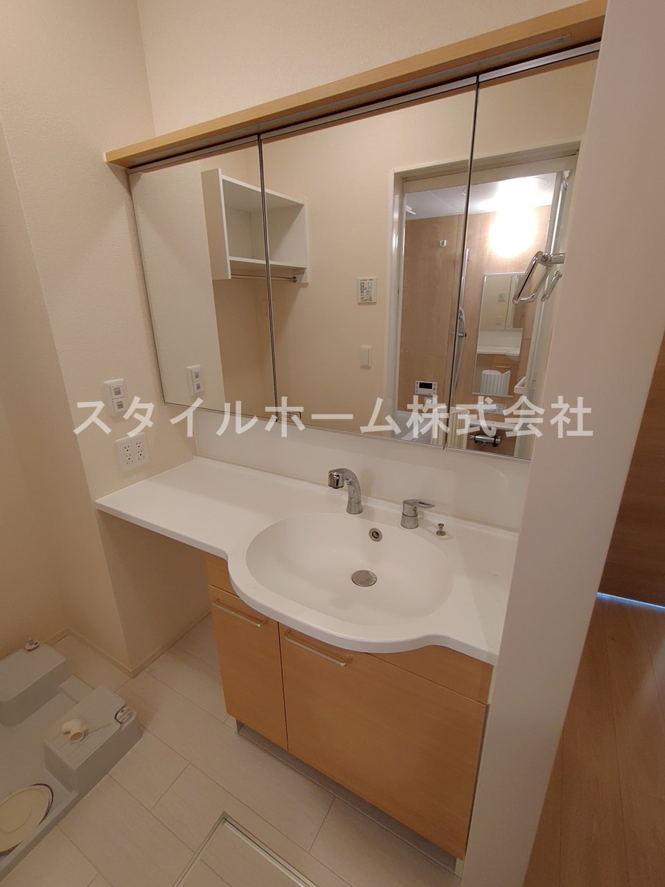 アムール二本松 Bの洗面所