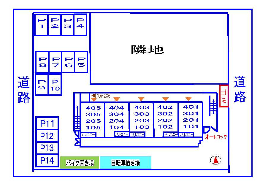 アイオーラ・ノアの駐車場|駐車場