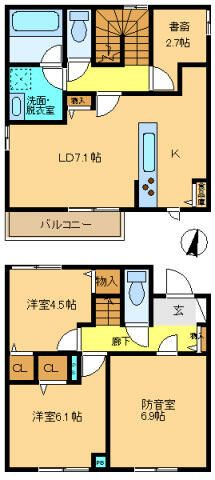 エソラの間取り