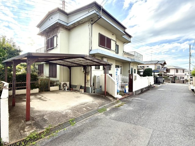 泉佐野市中庄　古家付き土地の前面道路含む現地写真