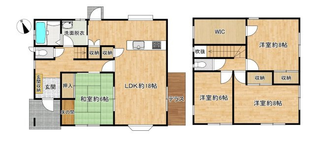 【間取り】 | 広江中古戸建（ミサワホーム施工）