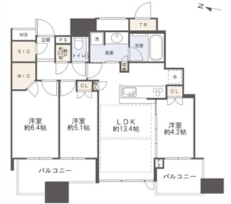 【間取り】 | シティタワー梅田東