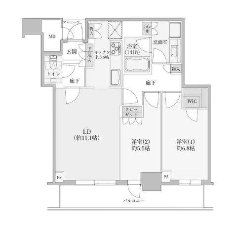 プレミストタワー大阪新町ローレルコート