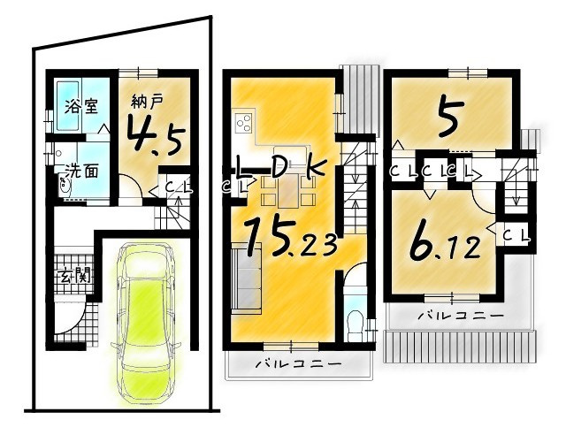 紫野北舟岡町の間取り