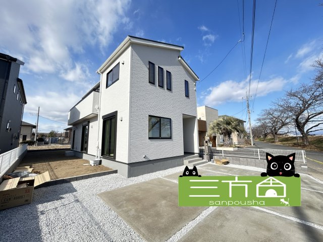 新築　伊勢崎市境伊与久第１　Livele Garden.S　１号棟の外観|現地写真　2026年1月完成しました！ご内覧等、お気軽にお問合せください♪　							

　