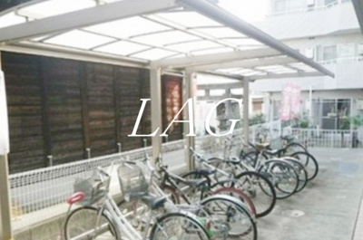 【その他共用部分】 | グランソレアード | 駐輪場です。