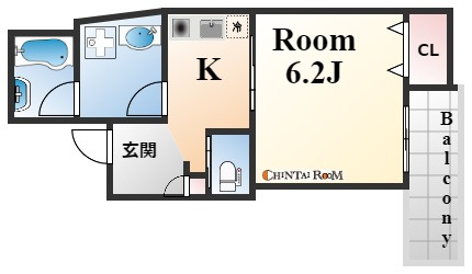 アビタ住吉駅前の間取り