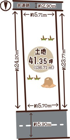 松尾大利町　条件無土地