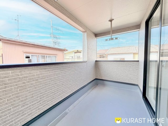 向日市森本町前田　新築戸建のバルコニー