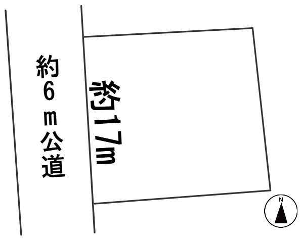 ６５９７４　瑞穂市牛牧土地の区画図