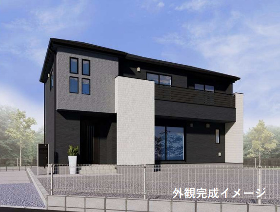 【外観パース】 | 久喜市上内　新築戸建　全1棟　1号棟