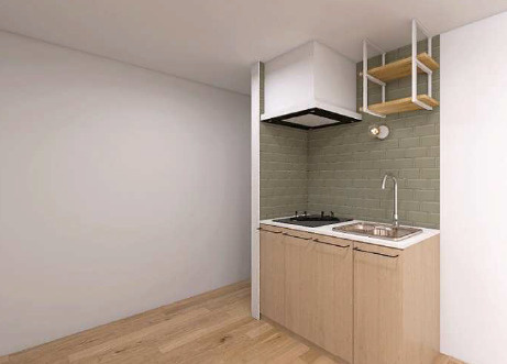 北沢ハイムのキッチン