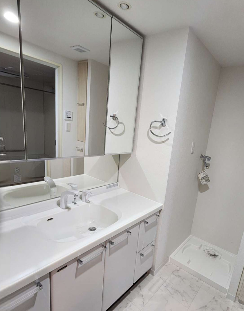 レリアコート柏の洗面所