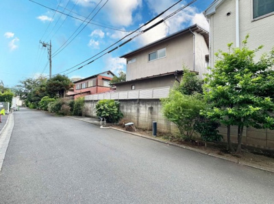 【前面道路含む現地写真】 | 【清瀬市松山2丁目・借地権上物付土地】