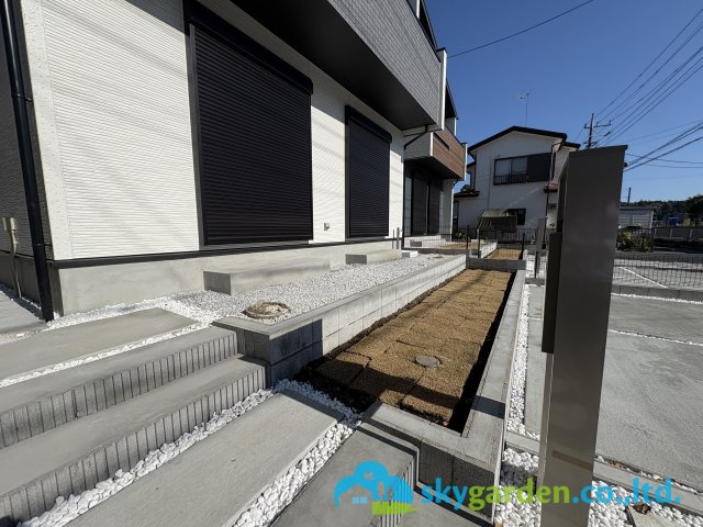 藤沢市用田　新築戸建　全2棟1号棟の庭