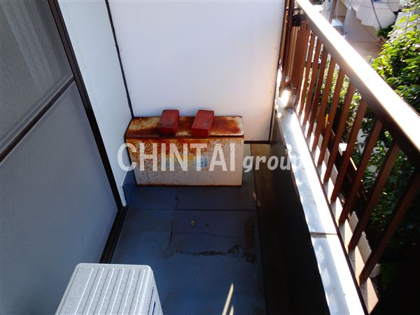 ハイツ竹井のバルコニー