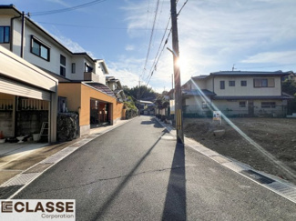【前面道路含む現地写真】 | 宇治市宇治塔川　売土地　建築条件無し