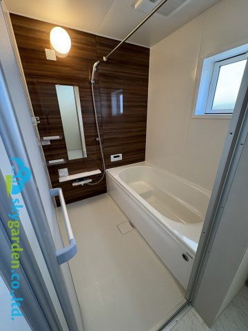 藤沢市用田　新築戸建　全2棟2号棟の浴室|ゆったり過ごせるお風呂です