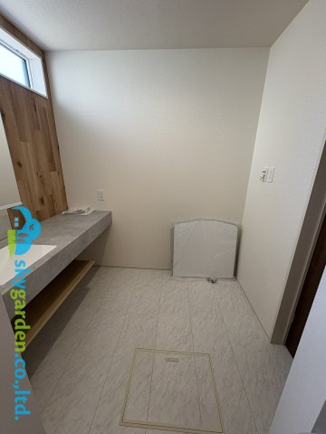 藤沢市用田　新築戸建　全2棟2号棟の脱衣所